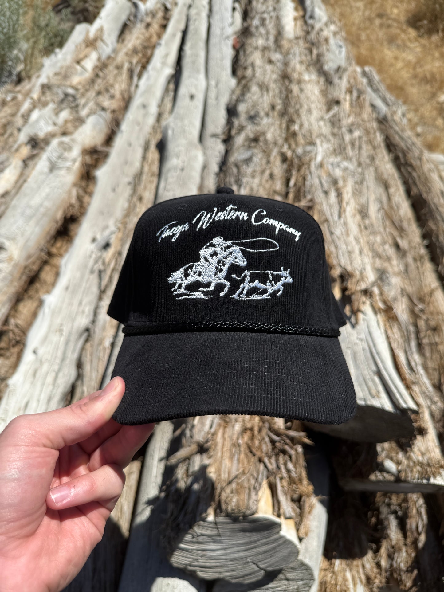 Corduroy Lariat Snapback