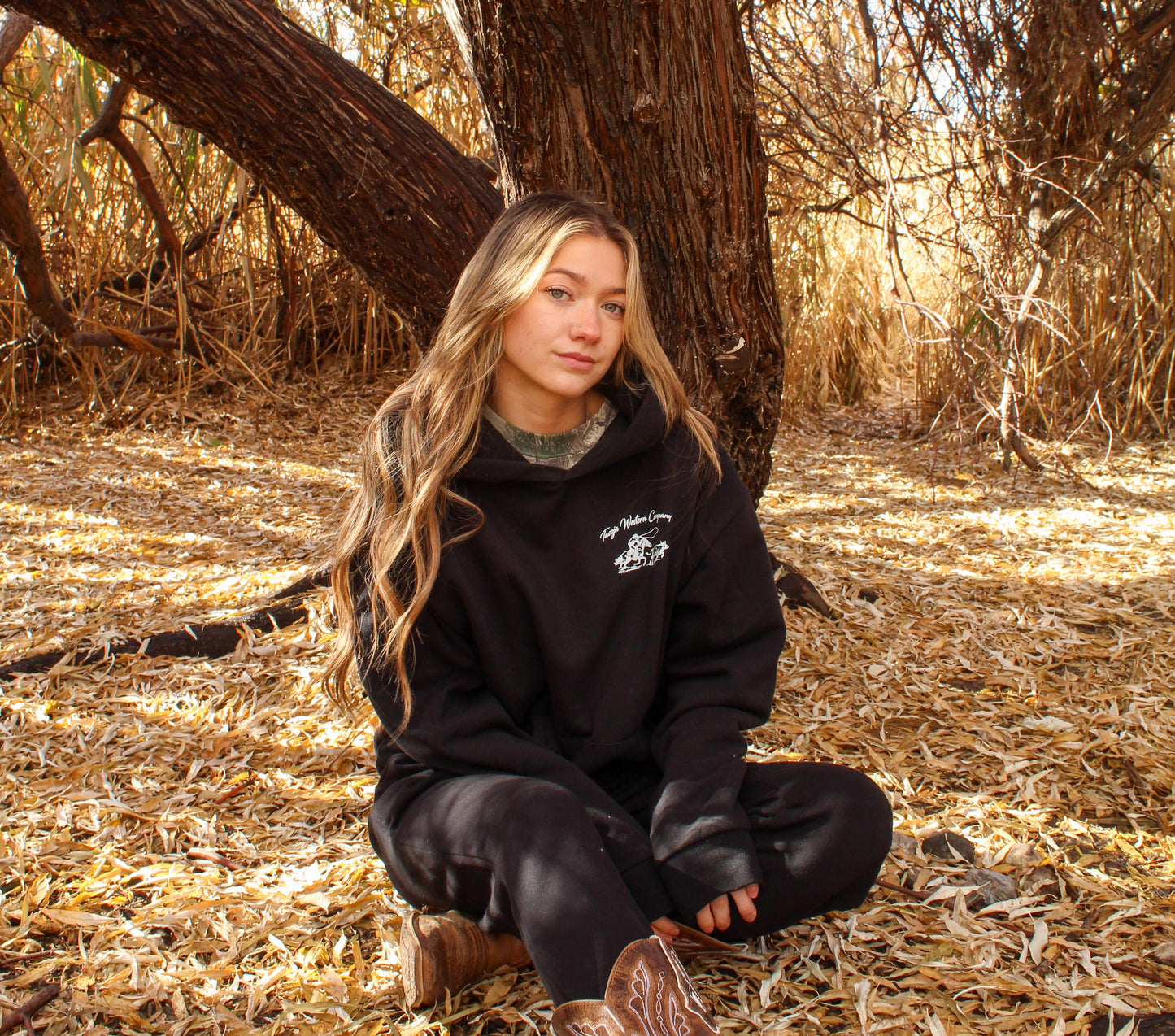 Black Lariat Hoodie