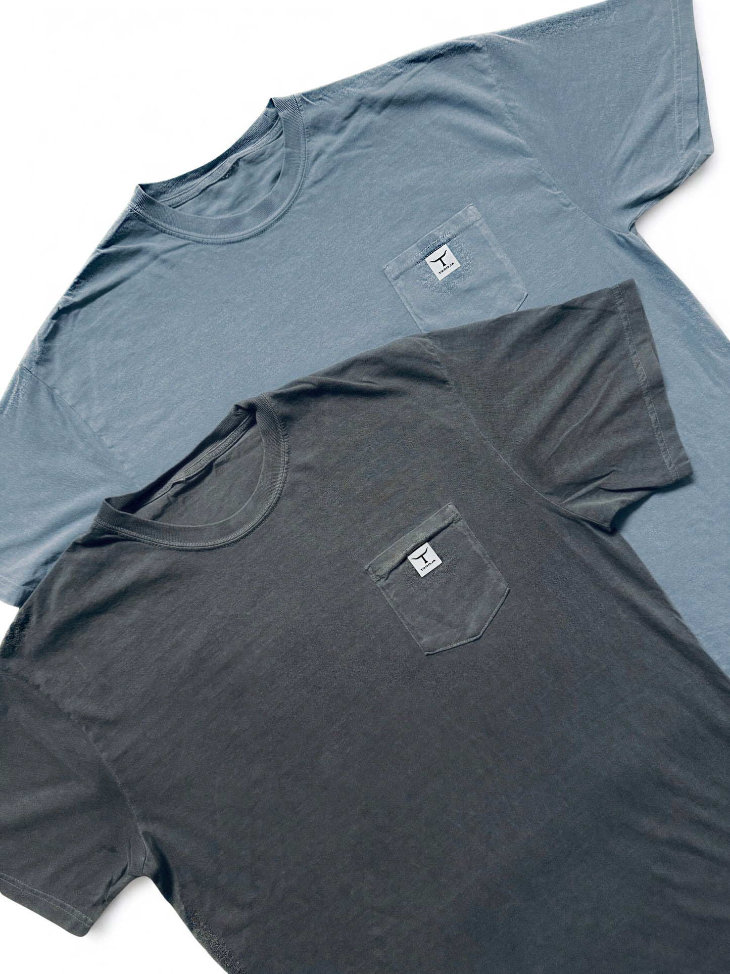 Washed Denim Pocket Tee