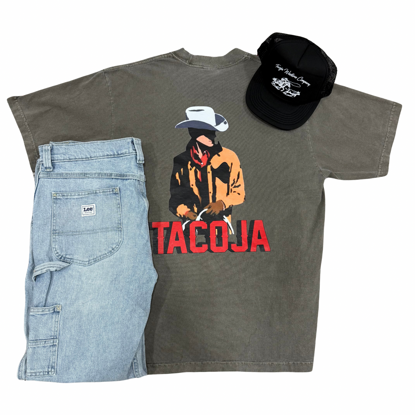 Rancher Vintage Grey Tee