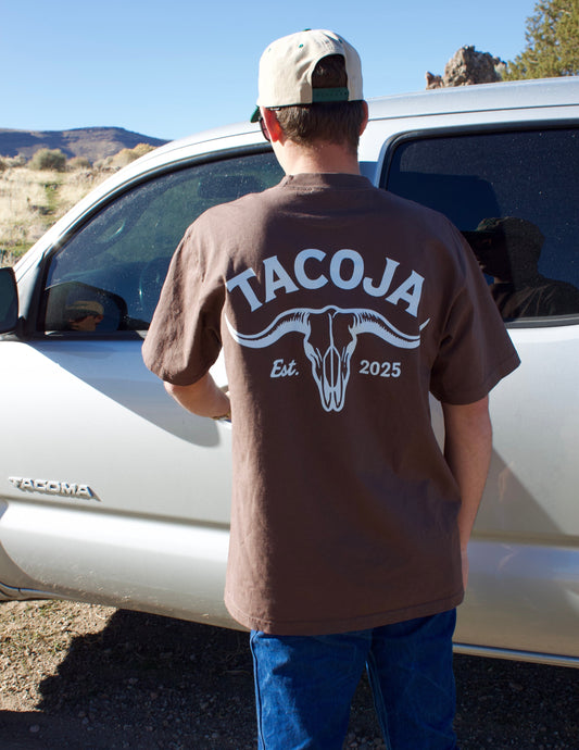 Brown Longhorn Tee