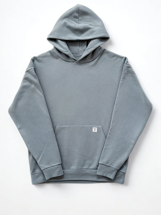 Washed Denim Hoodie