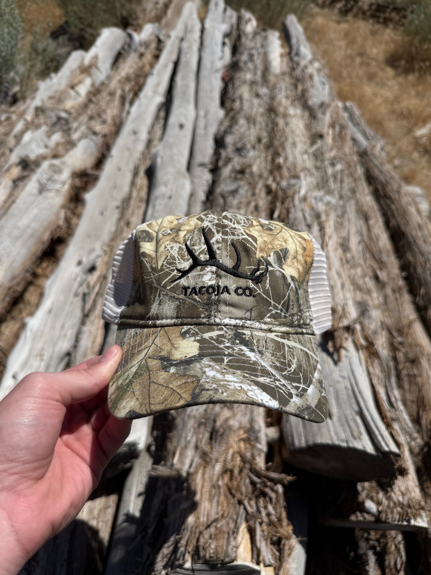 Camo Antler Hat