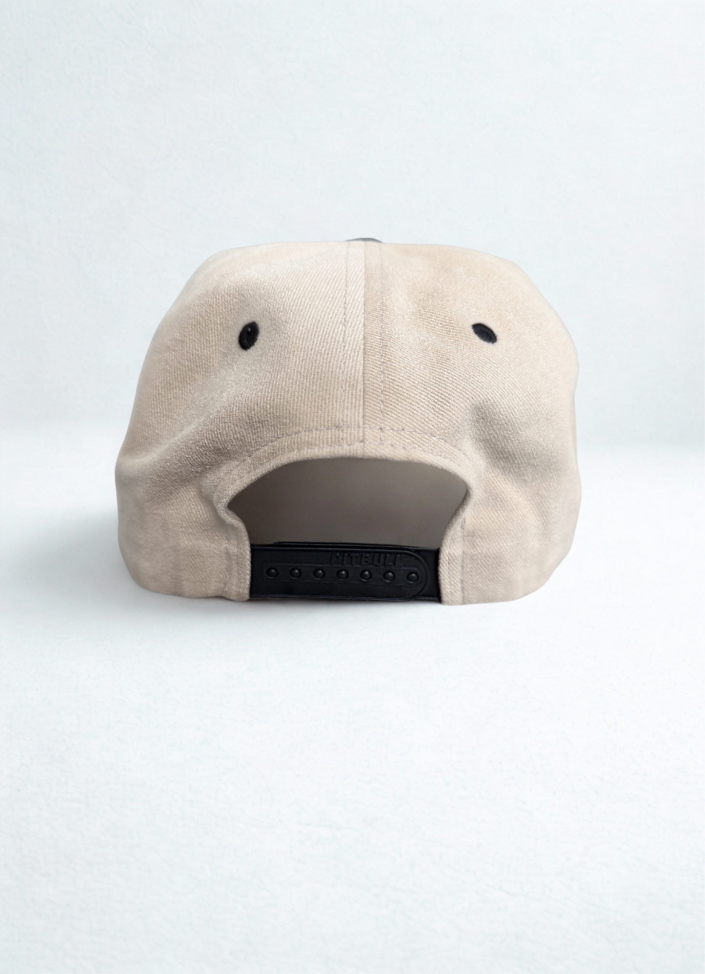 Suede Antler Hat - Khaki & Black