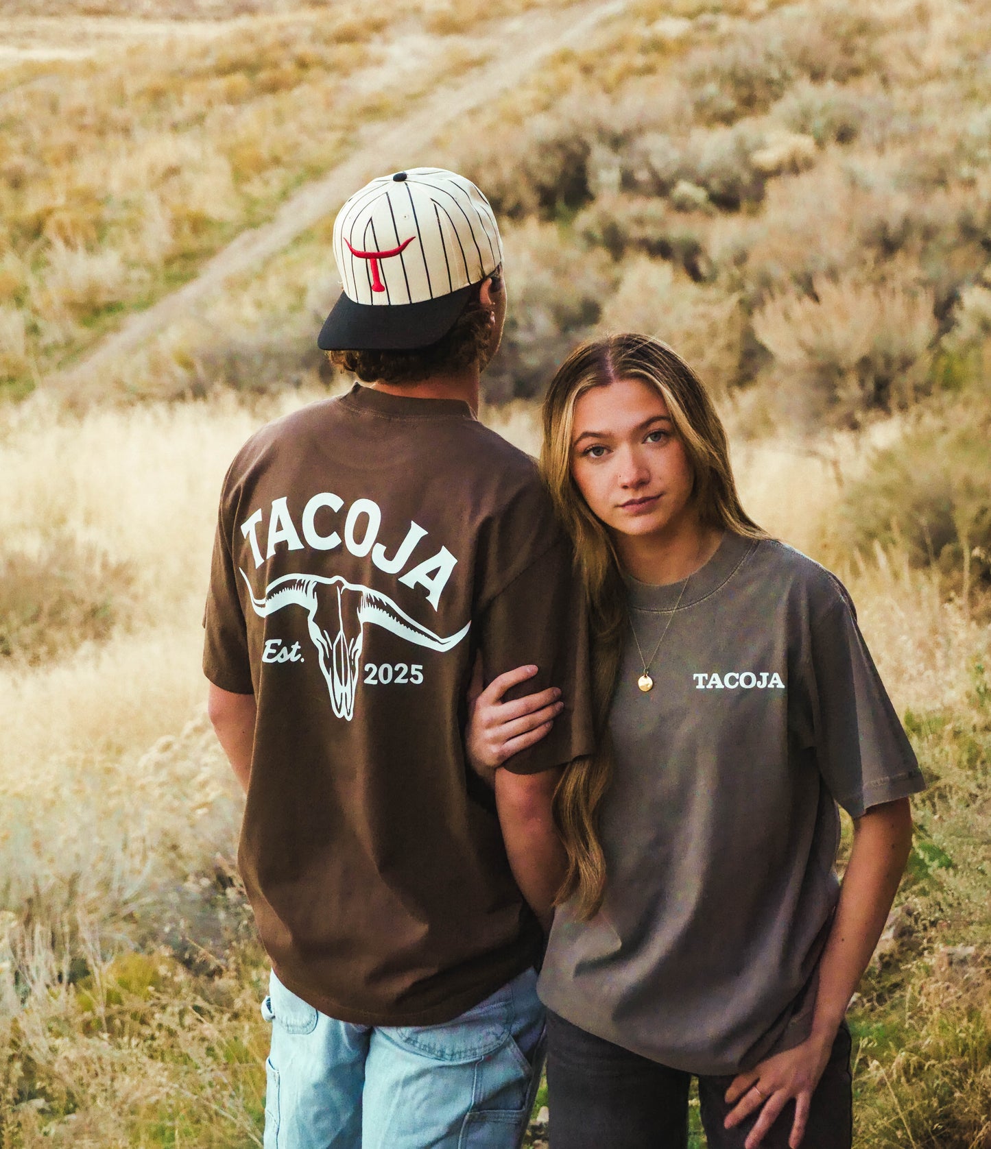 Brown Longhorn Tee