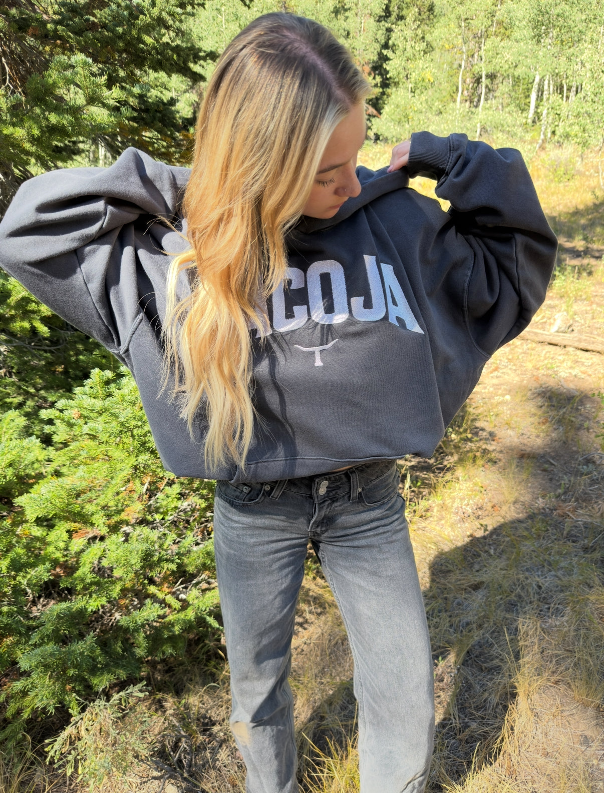 Washed Blue Hoodie