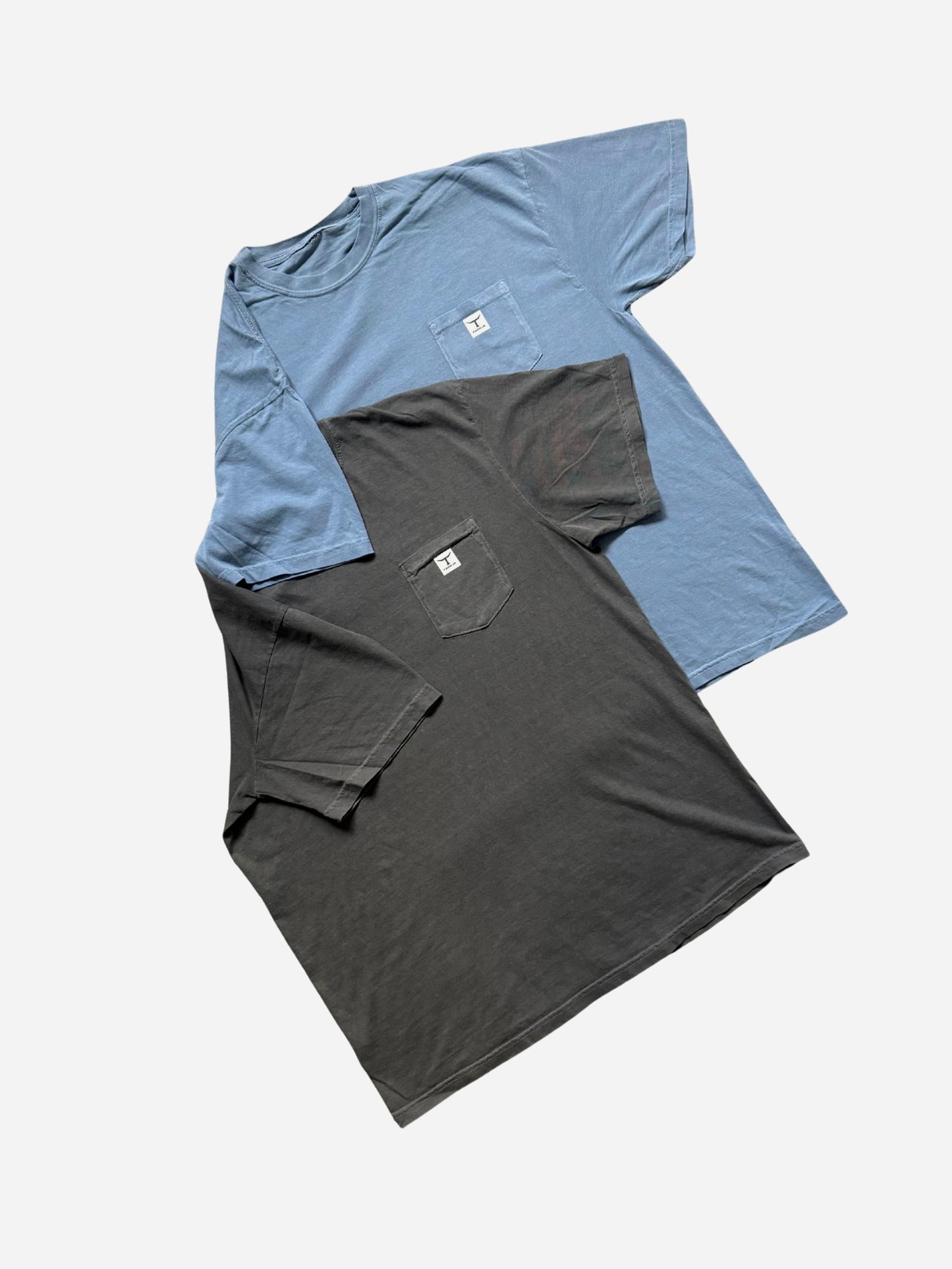 Washed Denim Pocket Tee