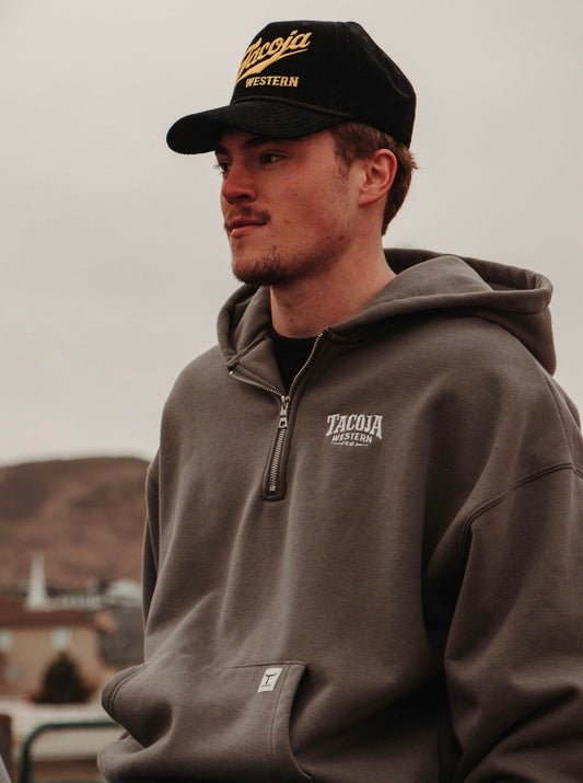 Tacoja Grey Quarter Zip