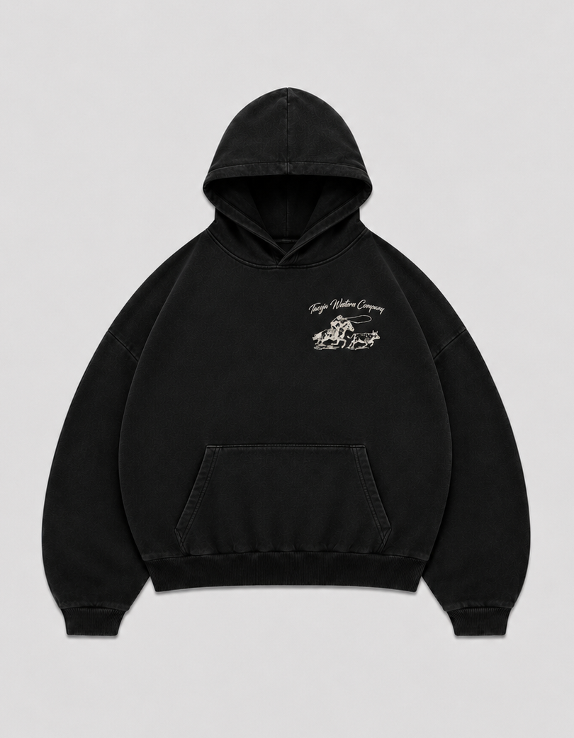 Black Lariat Hoodie