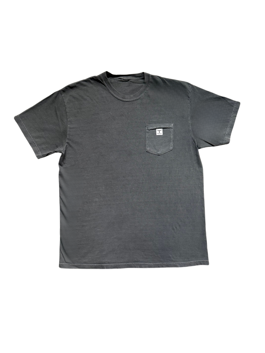 Vintage Grey Pocket Tee